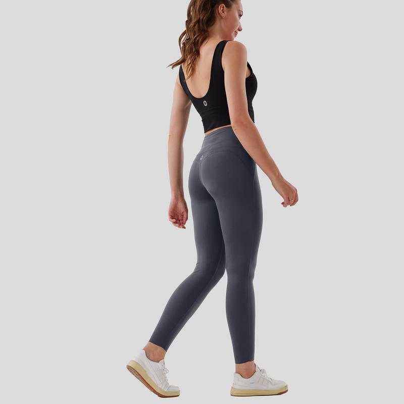 Fabletics Women's On-The-Go PowerHold High-Waisted Legging, Maximum Compression, Flattering Cute Comfortable Athletic Plant