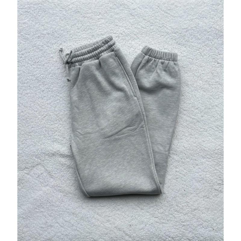 Afternoon Grey Basic Blank Jogger Sweatpants