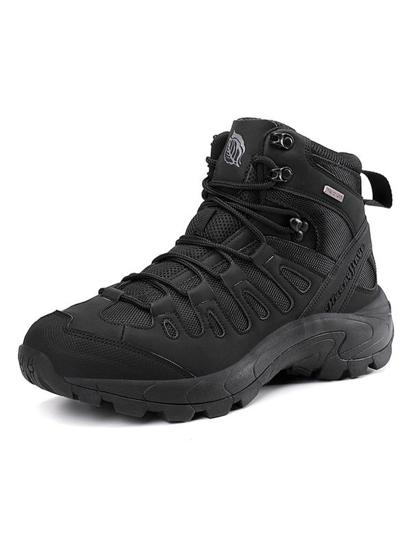 Men's Waterproof Hiking Boots, Casual Outdoor Lightweight Military Boots, Tactical Work Boots, Fashionable Shoes for Outdoor Activities