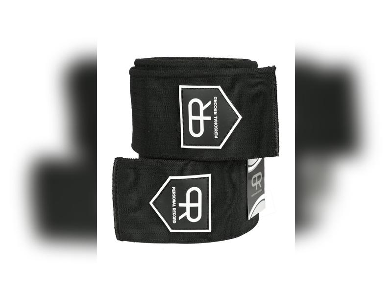 Personal Record Heavy Duty Premium Knee Wraps - PR906 - Black