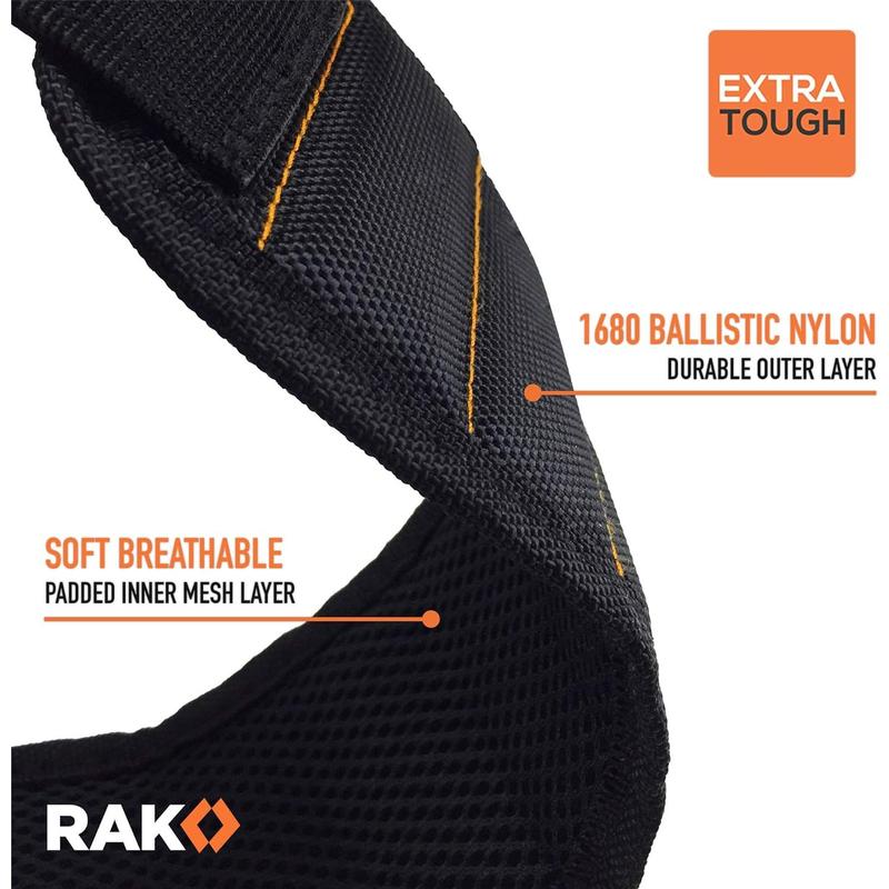 RAK Magnetic Wristband for Holding Screws, Nails and Drill Bits for Men - Made from Premium Ballistic Nylon with Lightweight Powerful Magnets for Dad, Husband, Grandpa, Handyman