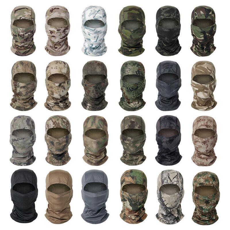 Outdoor Military Airsoft Shooting Face Protection Gear Tactical Camouflage Mask