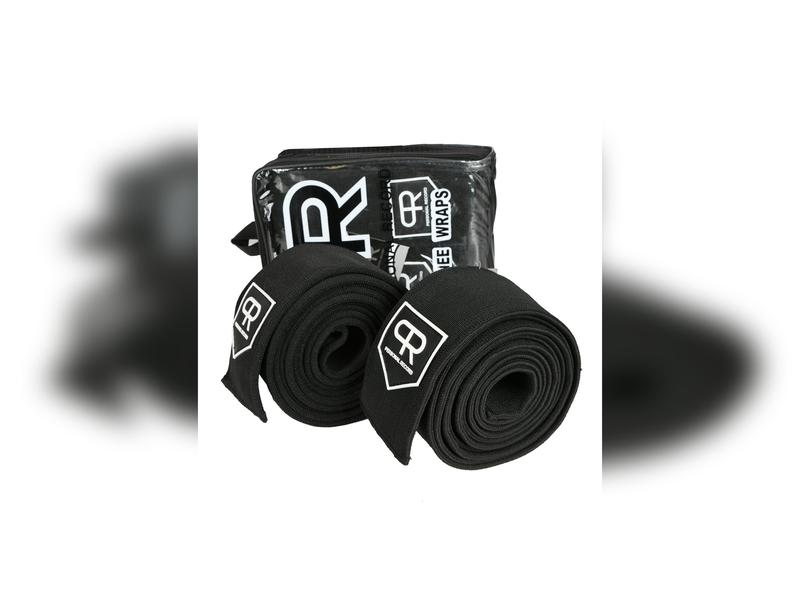 Personal Record Heavy Duty Premium Knee Wraps - PR906 - Black