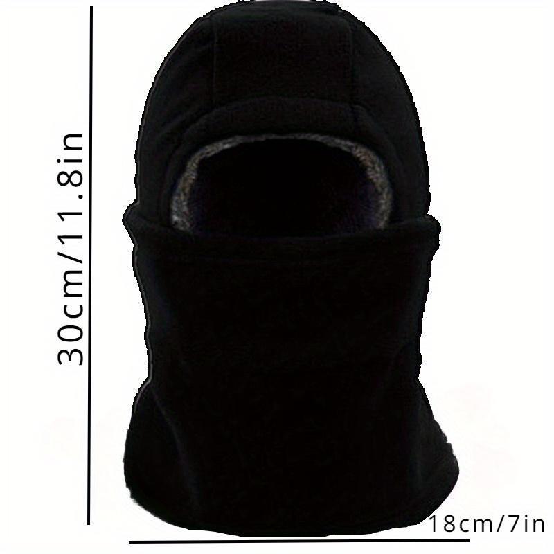 Three-in-One Winter Outdoor Warm Mask: Windproof Head Cover, Earmuffs, and Wool Thickened Warm Windproof Cold Protection Warm Windproof