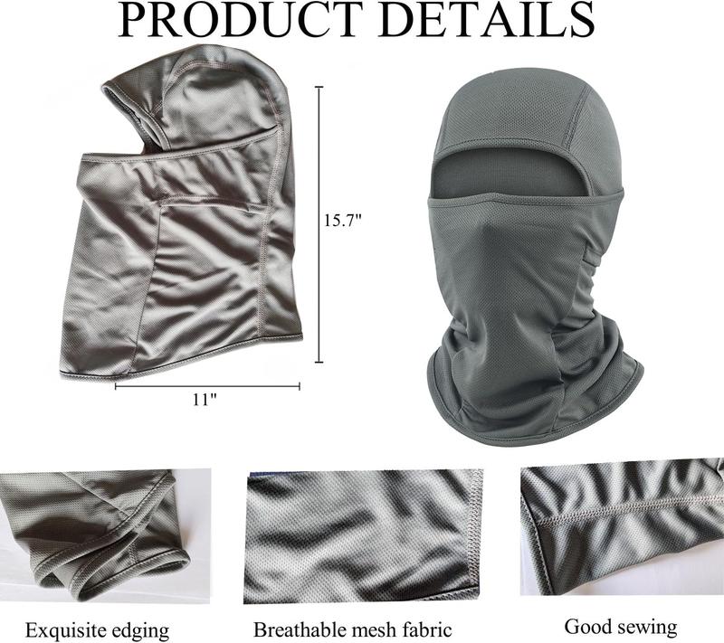 Balaclava Ski Mask for Men Women Breathable Shiesty Mask Full Face Cover Neck Gaiters Scarf for Motorcycle Fishing Cycling