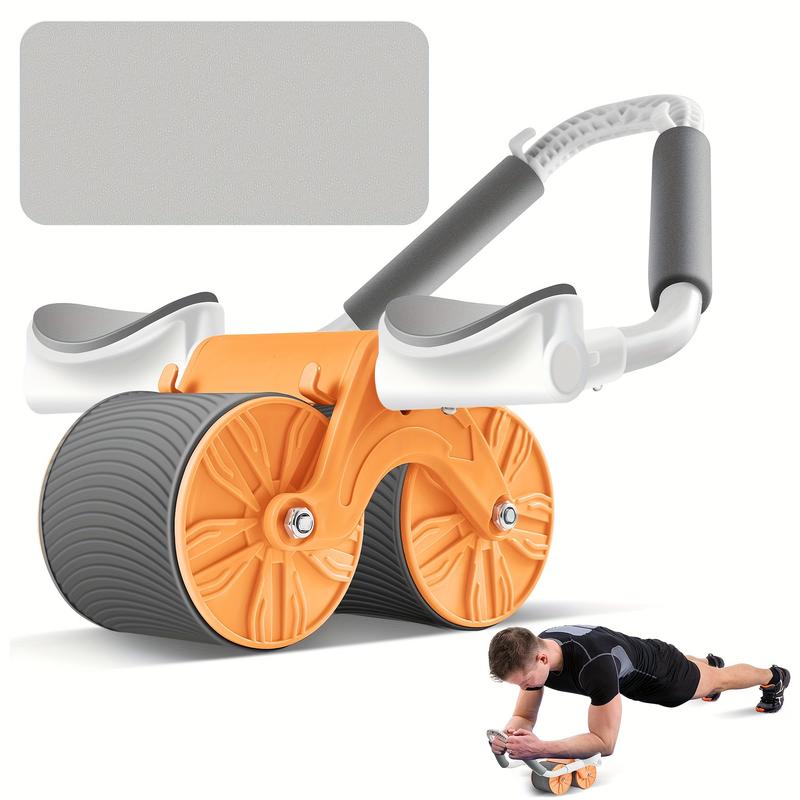 Elbow support automatic rebound abdominal wheel, abdominal exercise machine abdominal muscle roller, abdominal muscle training equipment, trolley core strengthening trainer fitness abdominal training,christmas gift