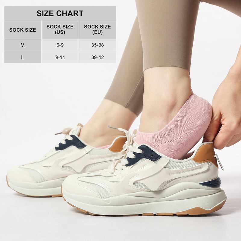 No Show Socks Womens Cushioned Low Cut Athletic Hidden Liner for Sneakers Ankle Invisible Running Socks