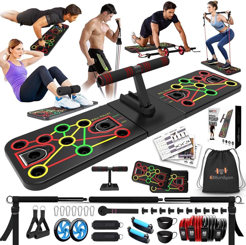 LALAHIGH multifunctional fitness kit:  Effortless Fitness  Small Space Workout  Time and Effort Saving  Flexible Exercise  Helpful Tool for Stay-at-Home Moms  Maintain a Perfect Figure  Easy Slimming Tool