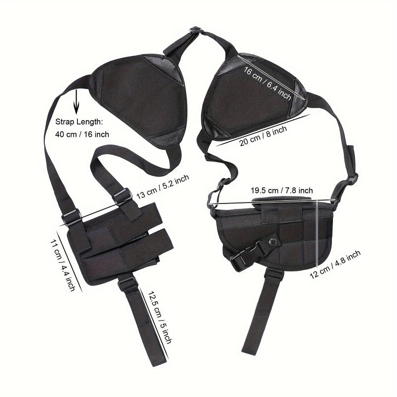 Tactical Holster Adjustable Shoulder Holster with Magazine Bracket