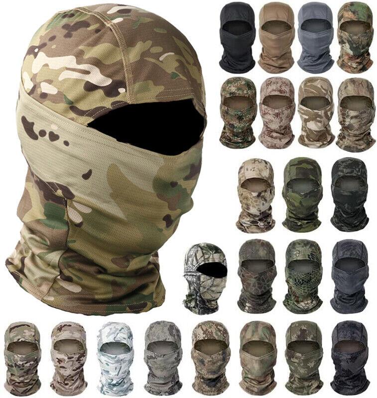 Outdoor Military Airsoft Shooting Face Protection Gear Tactical Camouflage Mask