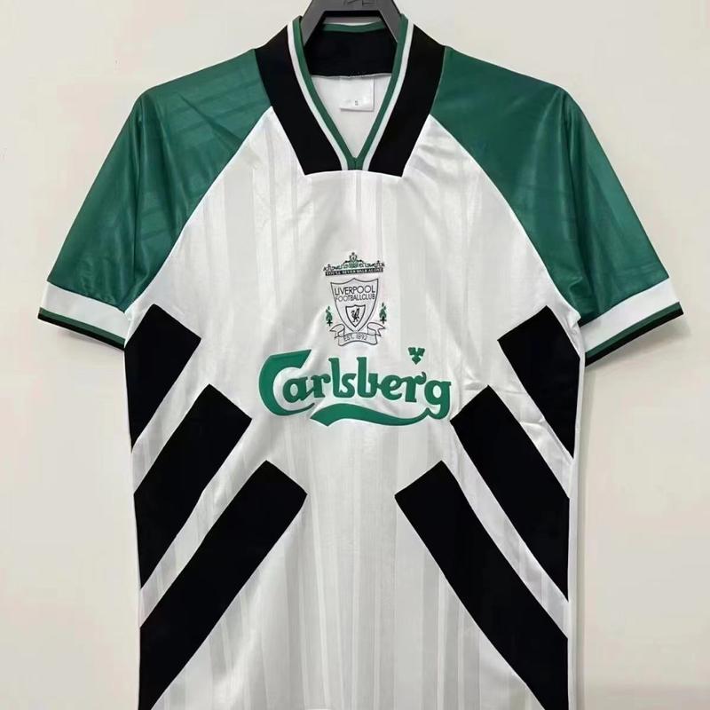 Liverpool 1993-95 Away Short Sleeve Vintage Soccer Jersey