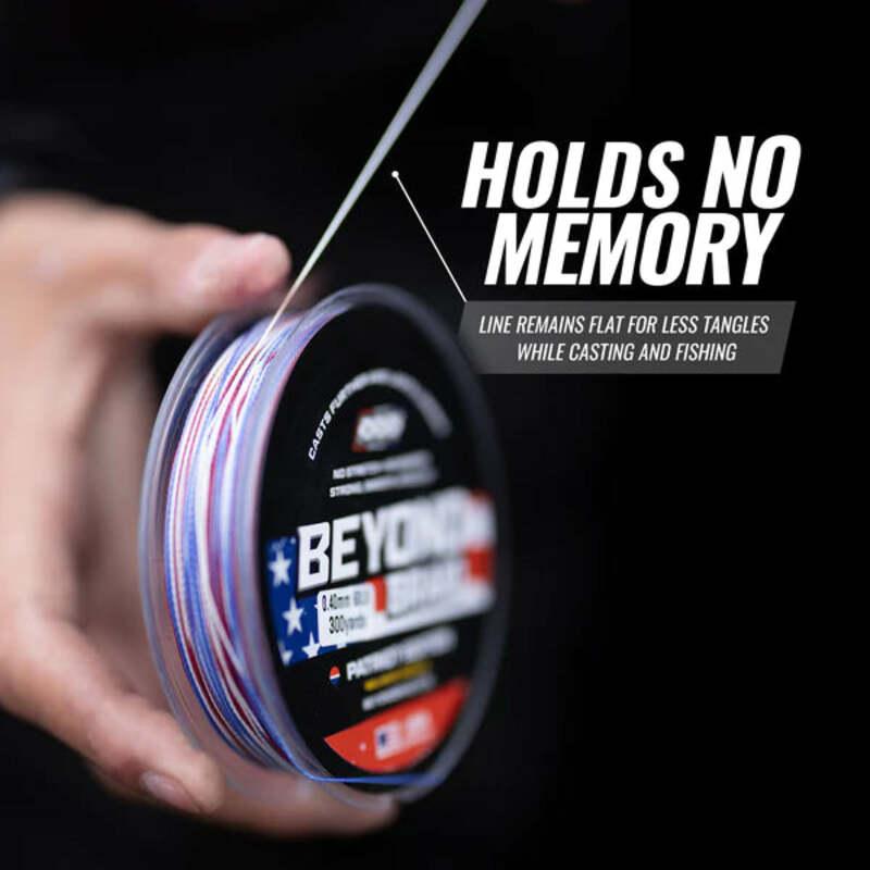 Braided Fishing Line - 300 Yards, Pro Grade Performance for Saltwater & Freshwater- Beyond Braid