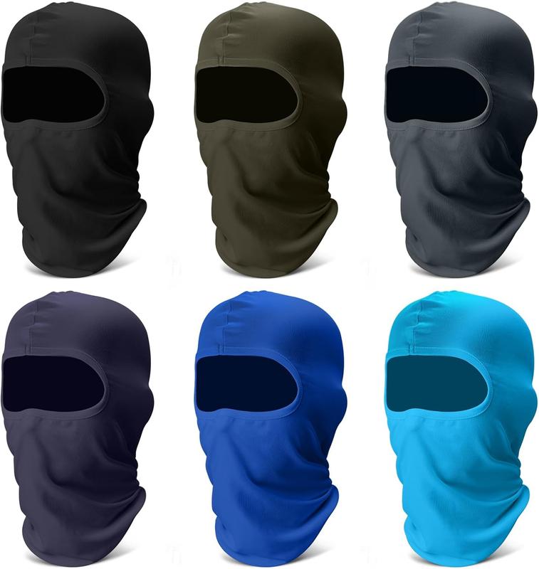 6 Pack Balaclava Ski  Mask:   Gaiter Full  Mask for Men Women