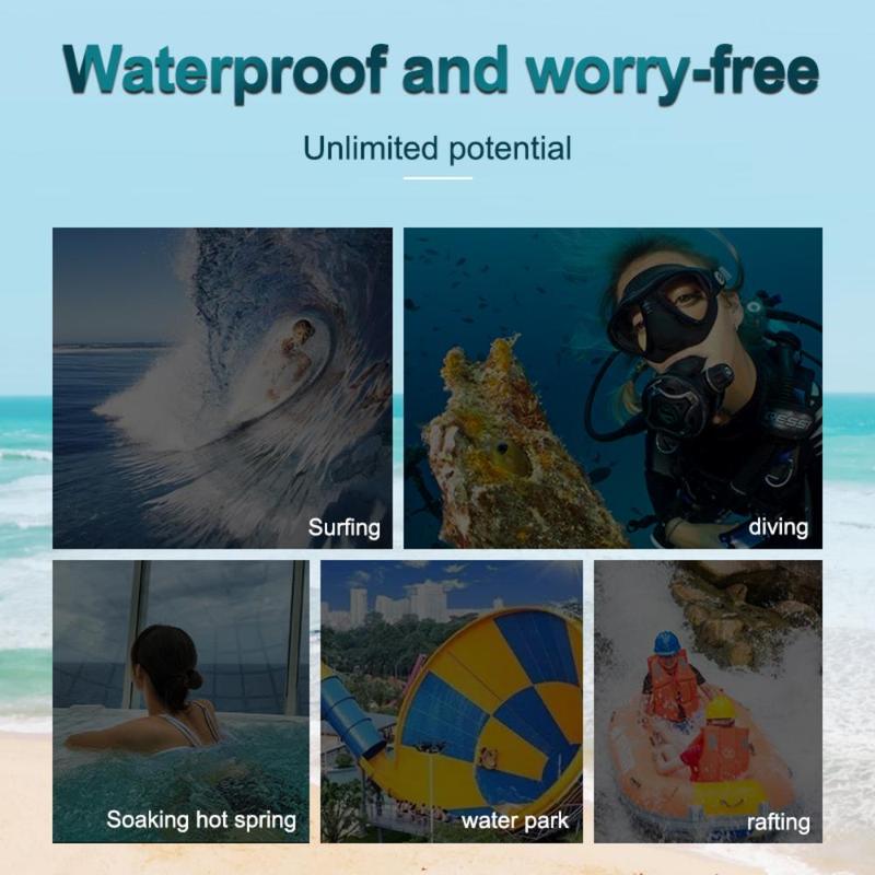 Waterproof Phone Case, Touch Screen TPU Outdoor Swimming Diving Mobile Phone Underwater Dry Bag, Universal Waterproof Case