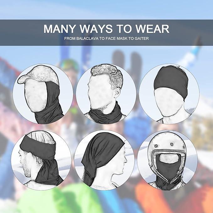 Balaclava Face Mask, Ski Mask for Men Women Football, Lightweight Sheisty Mask, Ninja Shiesty Sun Hood UV Protection