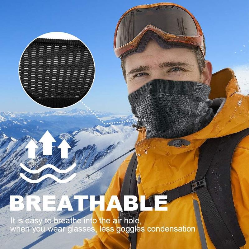 Winter Neck Warmer Gaiter Windproof Face Mask Balaclava Bandana for Men Women Ski Snowboard