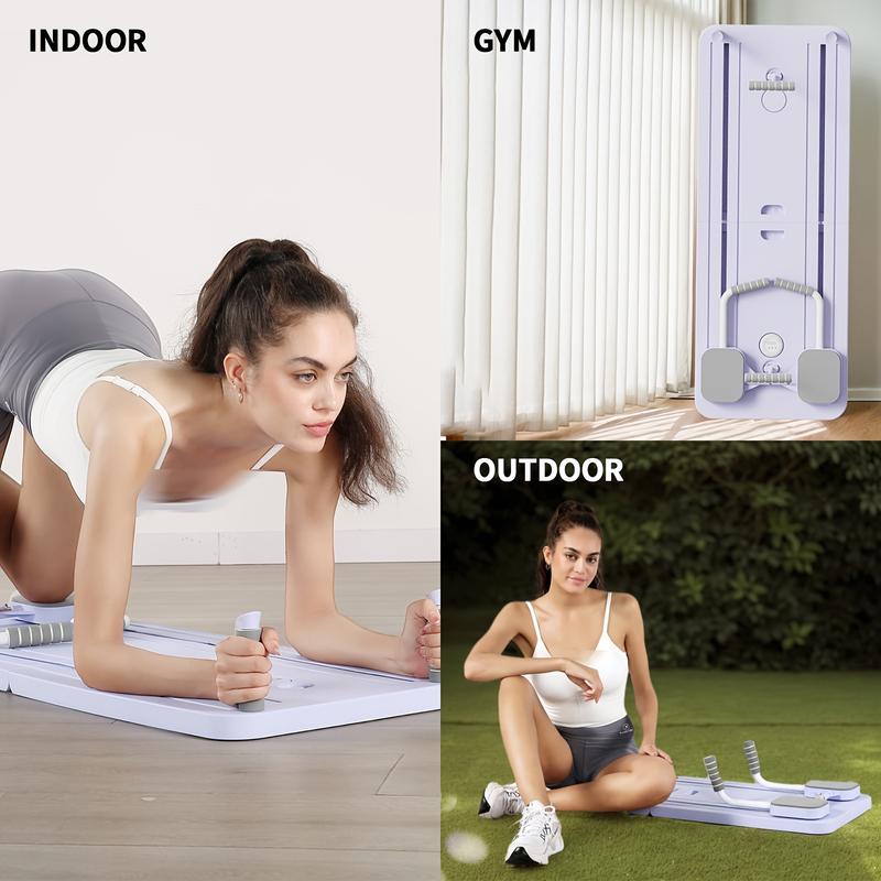 Multifunctional Fitness Board With Automatic Rebound, Abdominal Muscle Roller, - Core Training Ab Roller, Foldable Workout Machines, Home Pilates