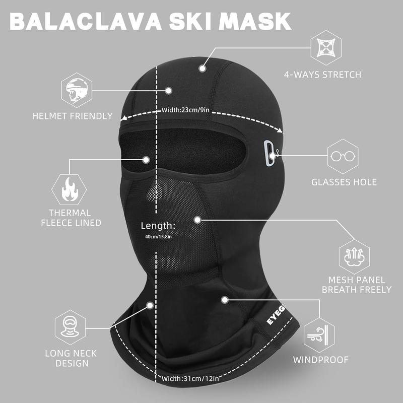 Balaclava Ski Mask for Men Cold Weather,Winter Thermal  Mask Women for Snowboard  Cycling