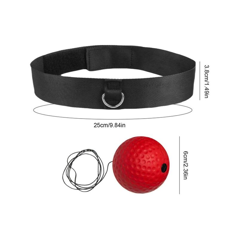 Boxing Headband Reflex Ball Set,React Reflex Ball,Workout Training Reflex Ball Equipment,Fitness Reflex Ball,Travel-Friendly Training Gear