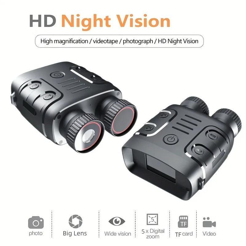 5x Digital Night Vision Binoculars, Outdoor 4K HDNight Vision Zoomable Binoculars, Binoculars withBattery, Perfect Birthday Gift