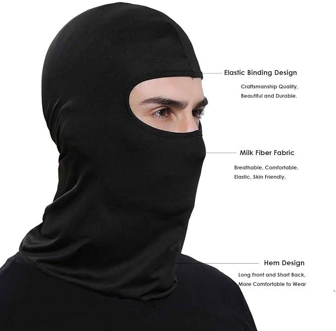 Ski Mask for Men 1-3 Counts Balaclava Face Mask Women Summer Shiesty Mask Full Head Mask for Motorcycle Helmet Sun UV Protection