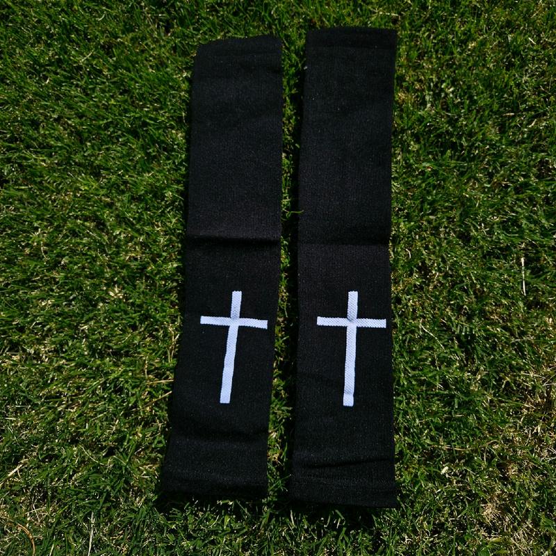 Cross Soccer Sleeves (3-4 Day USA Shipping) Pre-Cut Socks