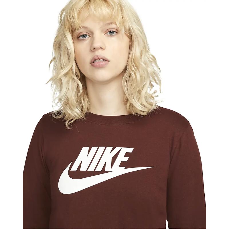 Women's Nike Sportswear Bronze Eclipse White Long Sleeve T-Shirt