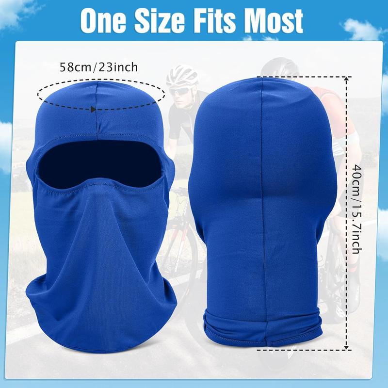 6 Pack Balaclava Ski Face Mask: Cooling Neck Gaiter Full Head Mask for Men Women