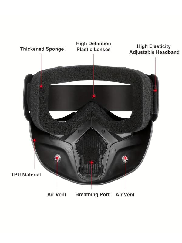 Outdoor Motorcycle Windproof Mask, New Trendy Multifunction Mask, Face Covering Accessories for Outdoor Cycling