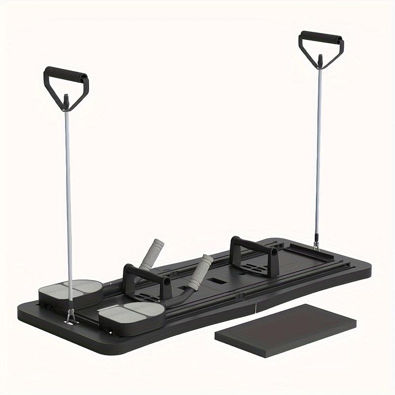 Folding Fitness Board, Abdominal Wheel, Automatic Rebound, Core Training, Home Gym Equipment, ABS Material, No Power Required