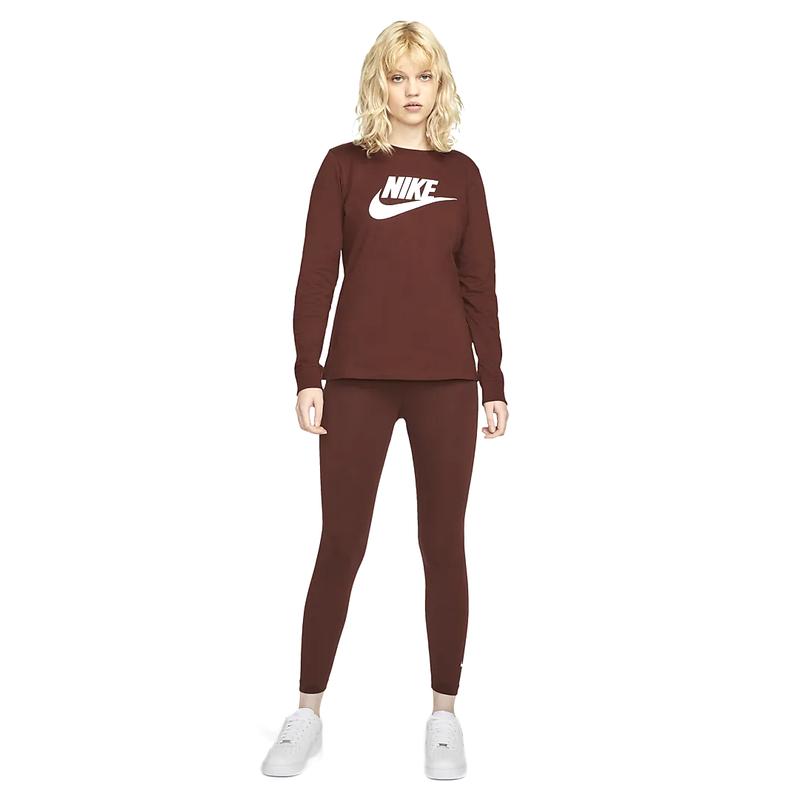 Women's Nike Sportswear Bronze Eclipse White Long Sleeve T-Shirt