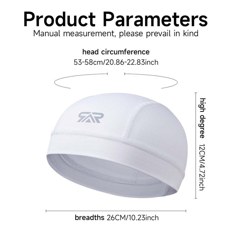 Ice Silk Sports Cycling Cap, 2 Counts set Breathable Motorcycle Helmet Liner, Bike Summer Comforts Sports Cycling Cap for Men & Women