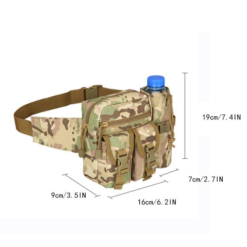 Outdoor Cycling Waist Bag, Multifunctional Water Bottle Storage Bags, Running Headset Storage Equipment