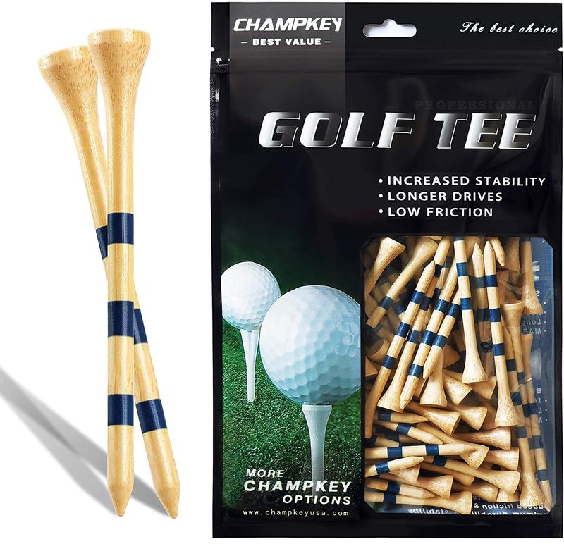 CHAMPKEY Premium Bamboo Golf Tees Pack of 120  3-1 4