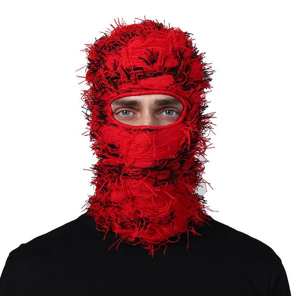 Balaclava Knitted Ski Mask for Men Women Full Face Winter Windproof Neck Warmer Knitting Trendy Mask