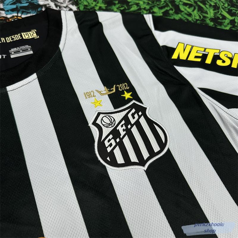 12-13 Barclays Premier League Santos AWAY No. 11 Neymar Short Sleeve Vintage Soccer Jersey