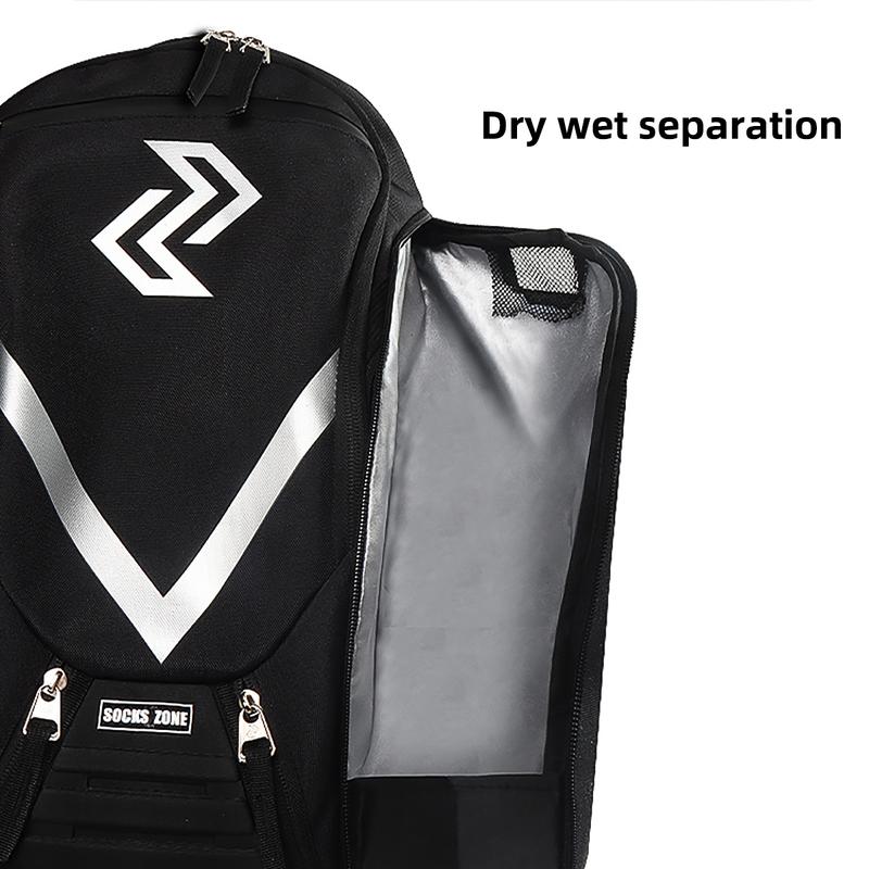 Lefight Professional Basketball Backpack Waterproof Fabric Dry And Wet Separation Compartment Large Capacity Basketball Training Bag