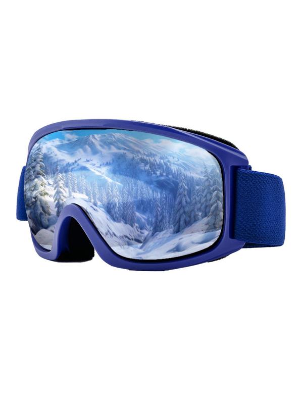 Anti-fog OTG Ski Goggles, UV Protection Over Glasses Ski Snowboard Goggles for Men, Women & Youth, Sports Eyewear for Outdoor Activities