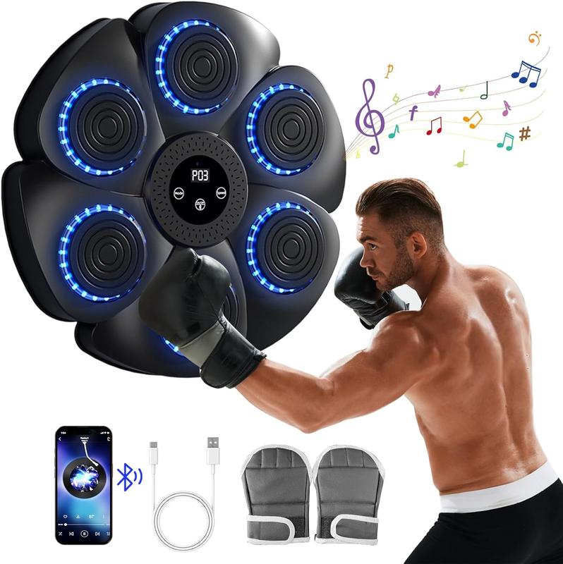 Music boxing machine Wall-mounted smart Bluetooth boxing equipment, suitable for boxing enthusiasts