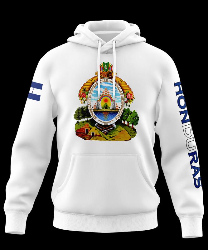 Honduras Design White Hoodie