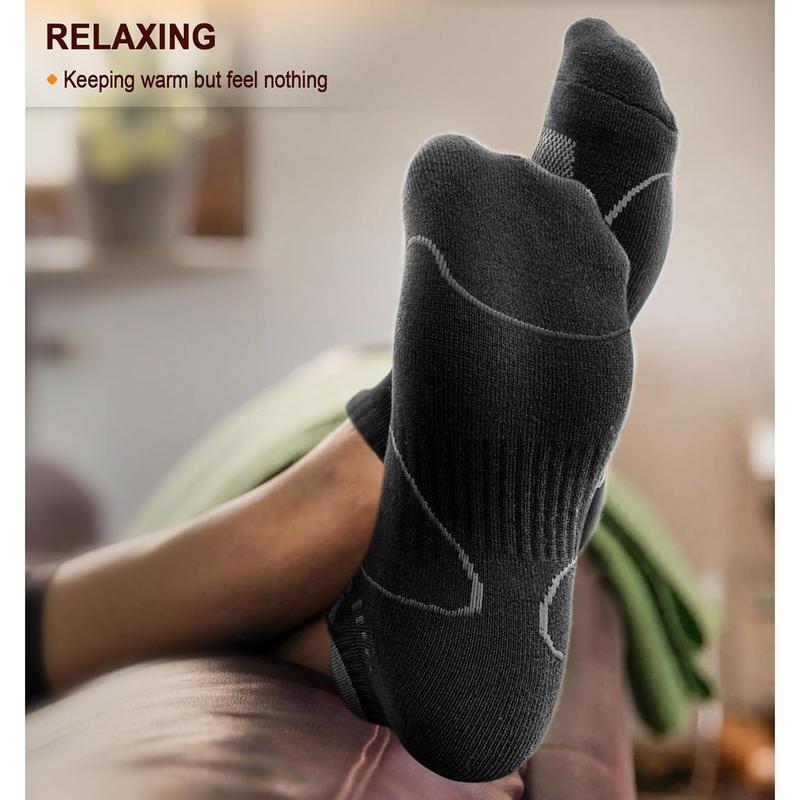 Men Running Socks 6Pairs-Ankle Athletic Socks Wicking Cushioned for Men Walking-Arch Compression Support