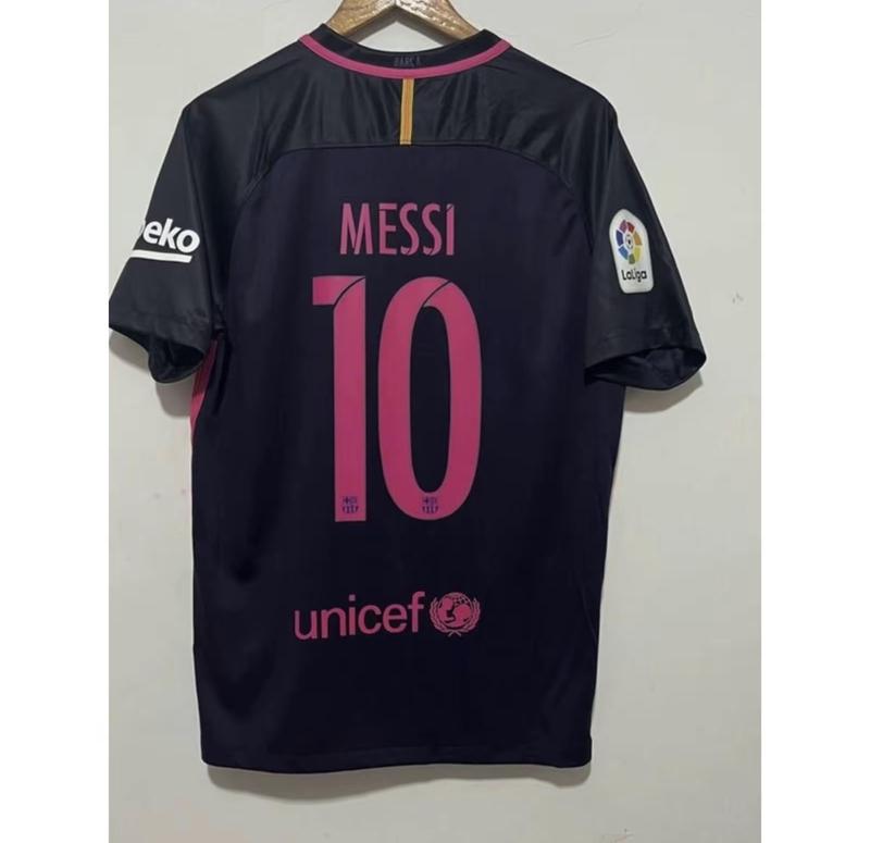 11 Neymar Suarez 10 Messi MSN combination 4 Iniesta jersey 16-17 Barcelona away