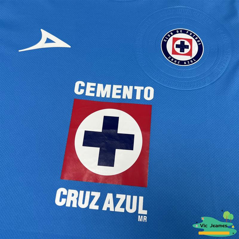 Cruz Azul Soccer Jerseys 24 25 CDSyC Mexico League VIEIRA LIRA RODRIGUEZ Away Third Football Shirts LIGA MX Camisetas De Futbol Kit  Home Jersey