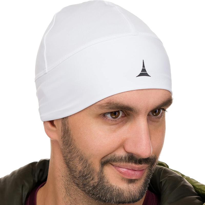 Helmet Liner Sweat Wicking Skull Cap Beanie. Ultimate Performance Moisture Wicking. Fits Under Helmets