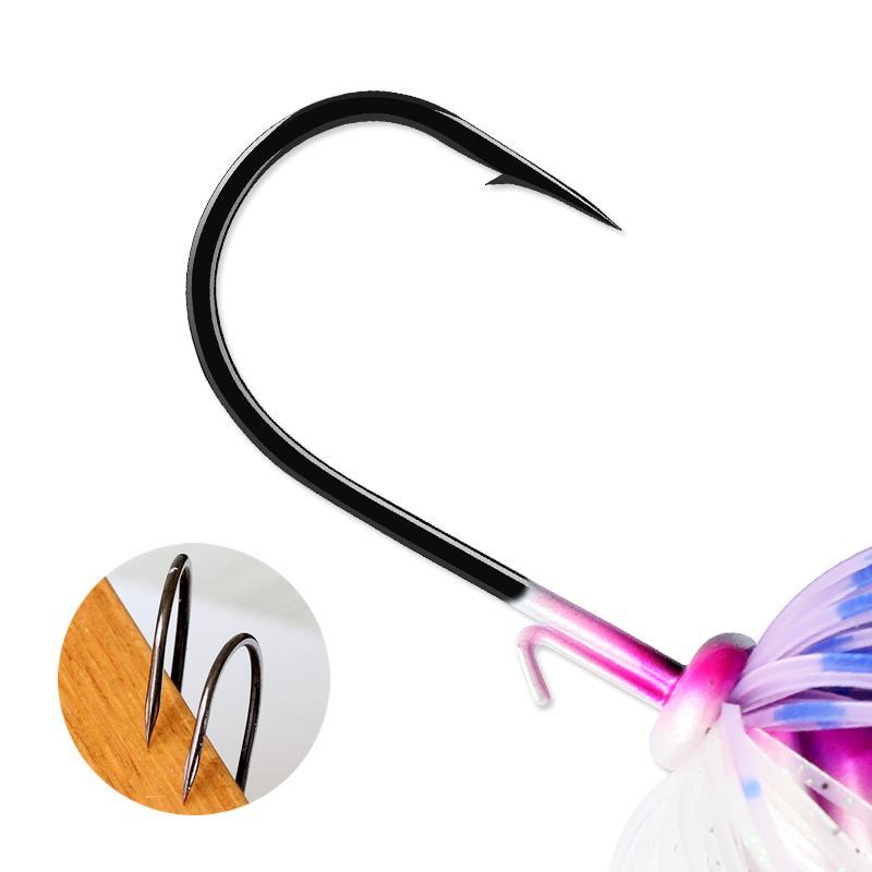 Artificial Fishing Lure, 1 Count Rotating Sequin Fishing Lure with Silicone Skirt & Hook, Fishing Accessories for Outdoor Fishing