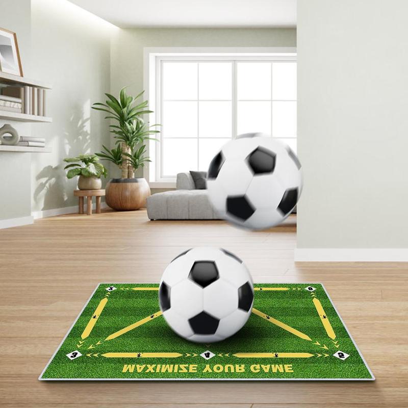 Football Step Training Mat, Silent Football Step Training Pad, Football Training Aid, Football Training Equipment for Home & Outdoor, Christmas Gift