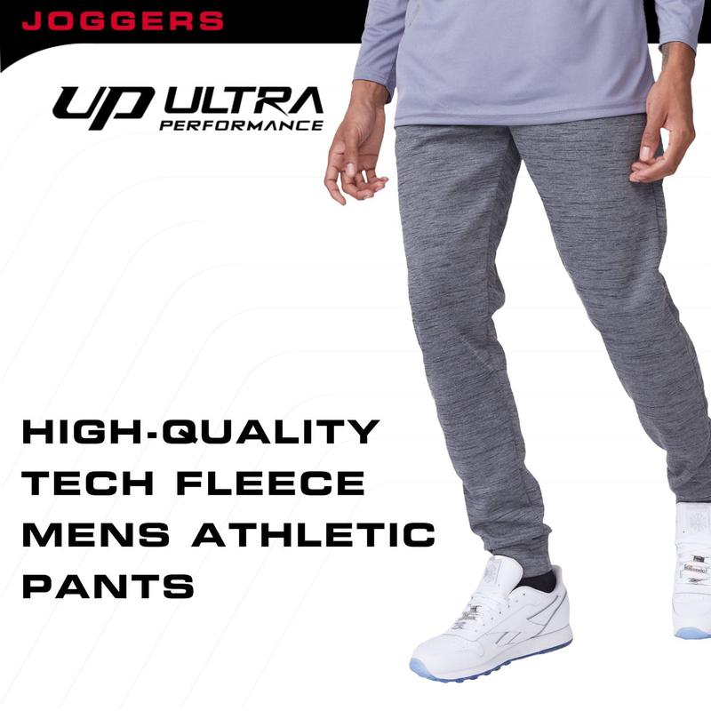 Ultra Performance 3 Pack Mens Joggers Mens Athletic Sweatpants with Pockets for Men, Small - 5X