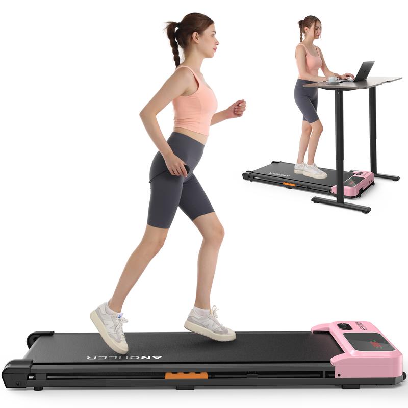  Ancheer-6000 five-color young fashion under the table walking mat treadmill, portable home  with LED display and remote control