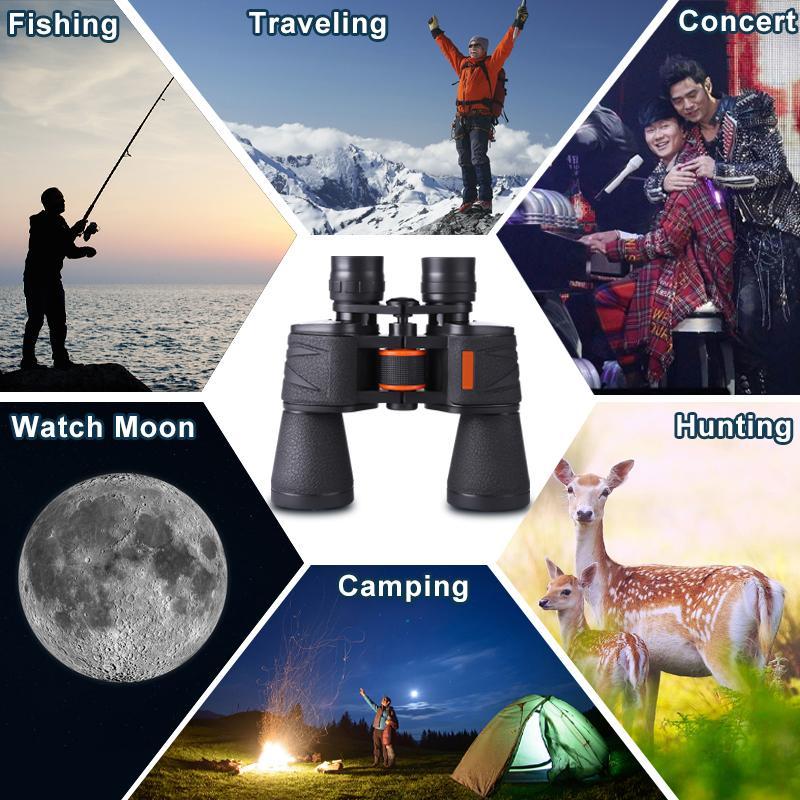 20X50 High Definition Binoculars, BAK4 Prism Binoculars, Outdoor Telescopes for Camping & Hiking, Camping & Hiking Equipment