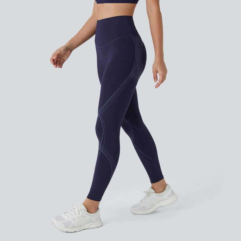 Halara SoCinched High Waisted Butt Lifting Tummy Control Shaping Speedwave Quick Dry Running Leggings